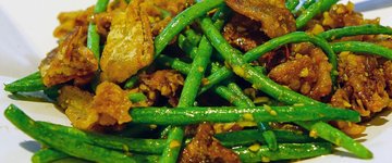 Zöldbabos csirke curry + házi currypor recept