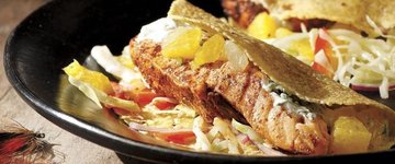 Grilled Salmon Soft Tacos