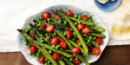 Asparagus, Peas, and Tomatoes