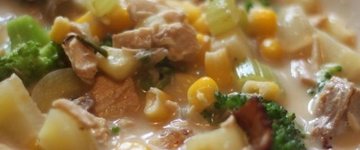 Leftover Turkey Choweder