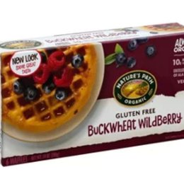 Nature's Path Organic Buckwheat Wildberry Gluten Free Waffles