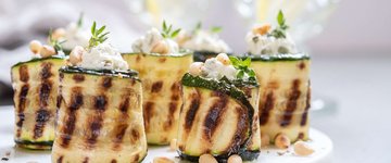 Grilled Zucchini Rolls