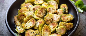 Maple-Dijon Roasted Brussel Sprouts