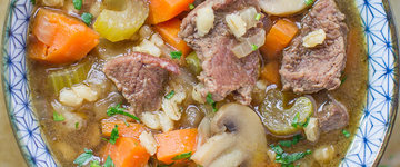 Slow Cooker Beef Barley Soup