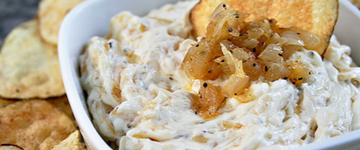 Pan-Fried Onion Dip