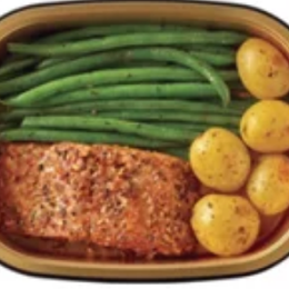 H-E-B Meal Simple Steakhouse Salmon with Green Beans and Potatoes
