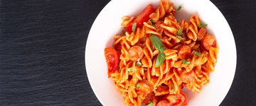 Pasta with Quick Vegetarian Sauce