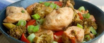 Slow Cooker Szechuan Chicken and Broccoli