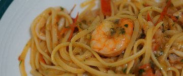Mediterranean Pasta with Shrimps & Vege.. ( Copy )