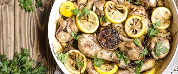 Chicken with Sauteéd Onions and Lemon