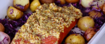 Salmon, Red Cabbage & New Potatoes