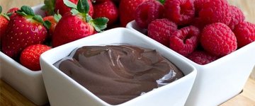 Dark Chocolate Greek Yogurt Dip