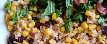 Corny Rice N' Beans Bowl