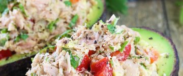 Healthy Tuna Stuffed Avocado