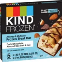 Kind Frozen Dark Chocolate Almond Sea Salt Frozen Treat Bars
