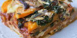 No-Noodle Butternut Squash & Swiss Chard Lasagna