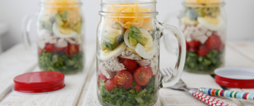 Cobb Salad in a Jar