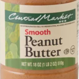 Central Market Smooth Peanut Butter