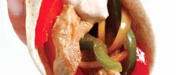 Pork Fajitas with Mango