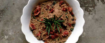 Bacon Beef Liver Pate with Rosemary and Thyme