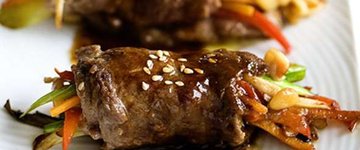 Pan Seared Steak Rolls