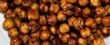 Spicy, Salty and Sweet Roasted Chickpea Mix