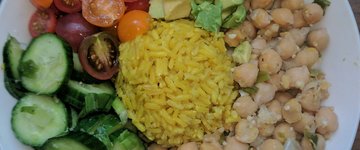 CHICKPEAS N' RICE BOWL