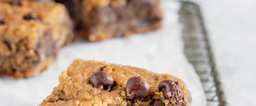 Flourless Chocolate Chip Chickpea Blondies