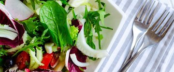 Bitter Greens and Shaved Fennel Salad