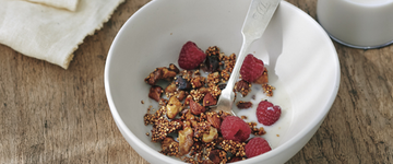 Honey Cinnamon Quinoa Granola