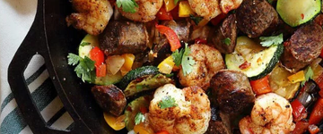 Shrimp & Sausage Skillet