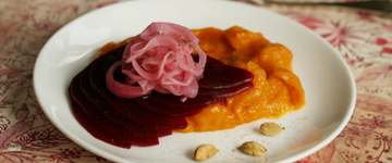 Cardamom-Crusted Beet Root Carpaccio