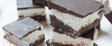 No-Bake Vegan Vanilla Bean Chocolate Bars