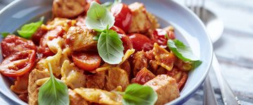 Mediterranean Pasta with Ground Turkey