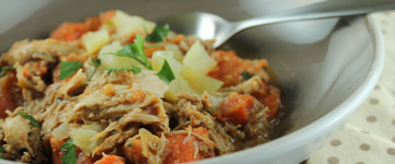 Freezer-Slow Cooker Chicken with Apple & Potato
