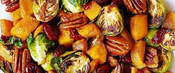 Cinnamon Squash and Sprouts