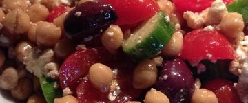 Fresh Chickpea Salad