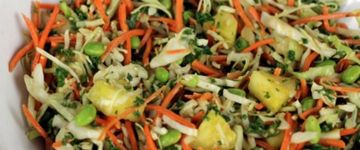 Asian Kale and Pineapple Slaw