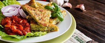 Cheesy Zucchini and Carrot Fingers