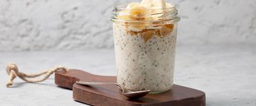 Banana Peanut Butter Protein Pudding