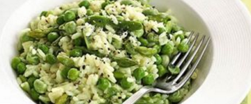 Microwave Risotto Primavera