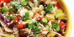 Asian Chicken Edamame Salad