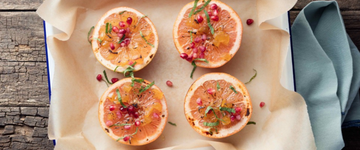 Broiled Grapefruit with Ginger