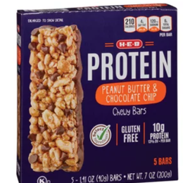 H‑E‑B Select Ingredients Protein Peanut Butter & Chocolate Chewy Bars