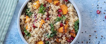 Curried Quinoa with Butternut Squash & Pepitas