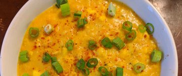RED PEPPER N' CORN CHOWDER