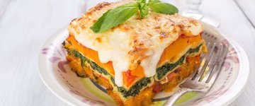 No-Noodle Butternut Squash & Swiss Chard Lasagna