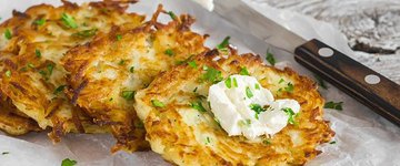Potato & Cauliflower Latkes