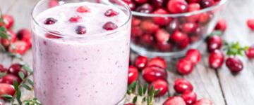 Cranberry Vanilla Protein Smoothie