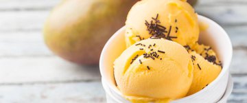 Creamy Mango Banana Ice Cream